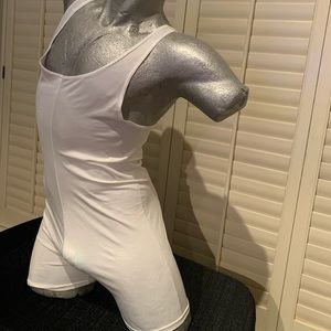 Tank/ Shorts  #444- White